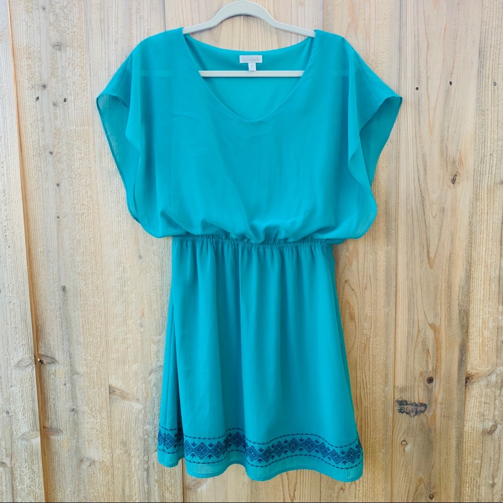 Charming Charlie green dress size M